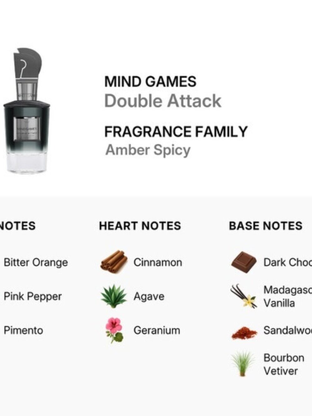 Lot of 2 Mind Games Set,Caissa Double Attack Extrait Parfum-2x2ml,0.06oz-2pc-NEW - Picture 8 of 16